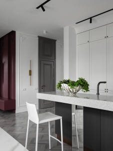 Фото интерьера кухни дома в стиле фьюжн