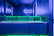 Фото интерьера гостевого санузла дома в скандинавском стиле