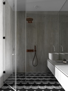 Фото интерьера санузла пентхауса в современном стиле