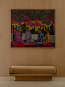 Фото интерьера входной зоны дома в стиле фьюжн