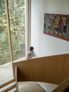 Фото лестницы дома в стиле фьюжн