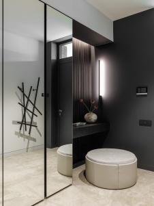 Фото интерьера входной зоны дома в стиле минимализм