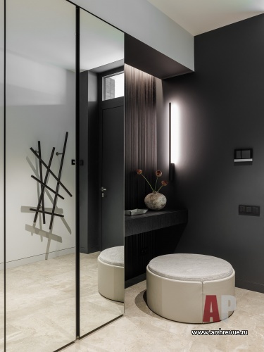 Фото интерьера входной зоны дома в стиле минимализм