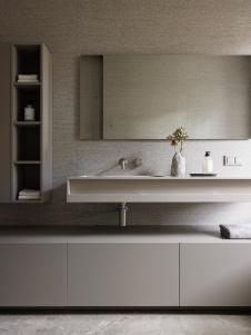 Фото интерьера санузла дома в стиле минимализм 