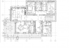 План первого этажа двухэтажного дома в Репино. Общая площадь – 430 кв. м.