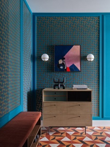 Фото интерьера входной зоны квартиры в стиле фьюжн