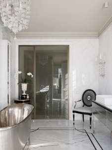 Фото интерьера ванной пентхауса в стиле фьюжн