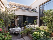 Фото интерьера веранды пентхауса в стиле фьюжн