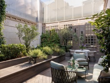 Фото интерьера веранды пентхауса в стиле фьюжн