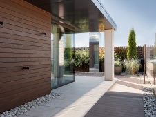 Фото интерьера веранды пентхауса в стиле фьюжн