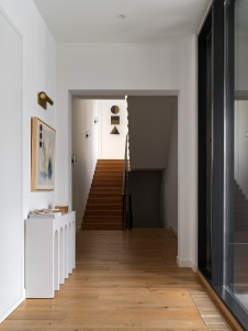 Фото лестницы дома в стиле фьюжн 