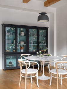 Фото интерьера кухни дома в стиле фьюжн