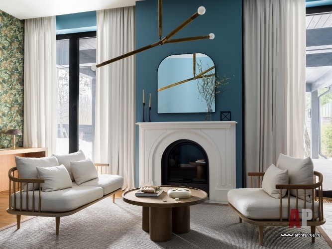 Фото интерьера гостевой дома в стиле фьюжн