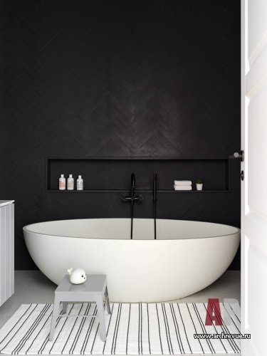 Фото интерьера санузла дома в стиле фьюжн