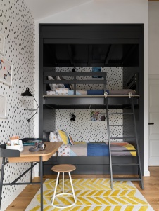 Фото интерьера детской дома в стиле фьюжн 