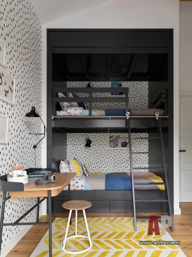 Фото интерьера детской дома в стиле фьюжн 