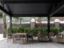 Фото террасы дома в стиле фьюжн
