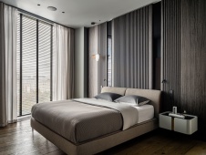 Фото интерьера спальни квартиры в стиле лофт