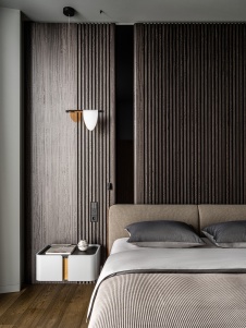 Фото интерьера спальни квартиры в стиле лофт