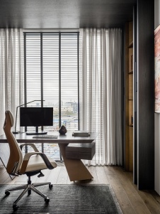 Фото интерьера кабинета квартиры в стиле лофт