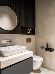  Фото интерьера санузла квартиры в стиле лофт