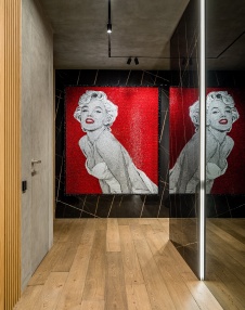 Фото интерьера входной зоны квартиры в стиле лофт