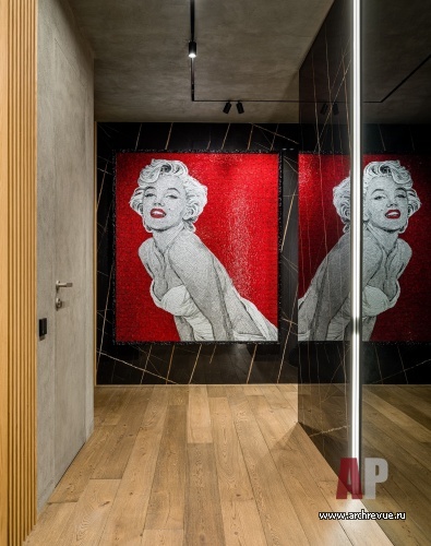 Фото интерьера входной зоны квартиры в стиле лофт