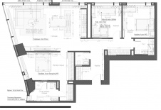 План 4-х комнатой квартиры в Москва-Сити.