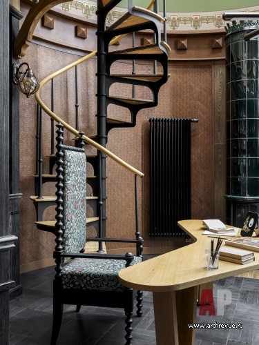 Фото лестницы дома в стиле фьюжн 