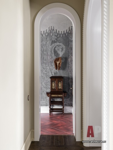 Фото интерьера спальни дома в стиле фьюжн