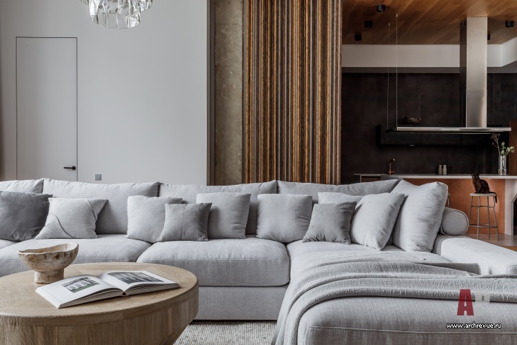 Фото интерьера зоны отдыха квартиры в современном стиле
