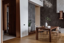 Фото интерьера столовой квартиры в современном стиле