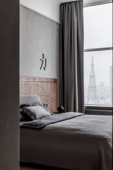 Фото интерьера спальни квартиры в современном стиле