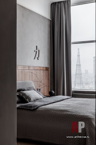 Фото интерьера спальни квартиры в современном стиле