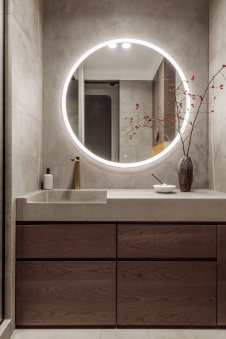 Фото интерьера санузла квартиры в современном стиле