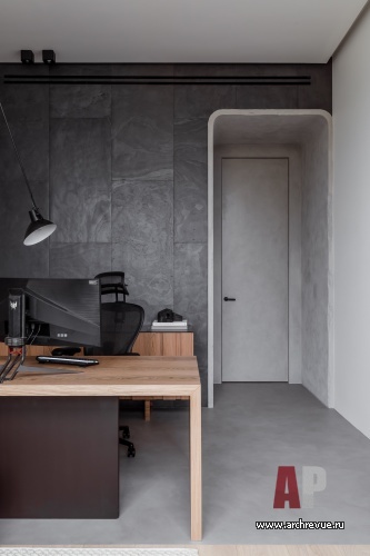 Фото интерьера кабинета квартиры в современном стиле