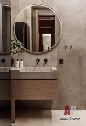 Фото интерьера гостевого санузла квартиры в современном стиле