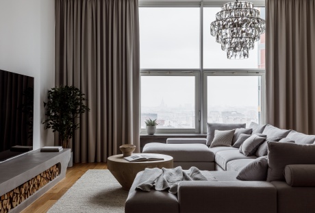 Трехэтажная квартира на Шаболовке