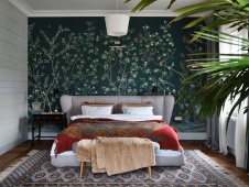 Фото интерьера спальни дома в стиле неоклассика