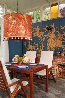 Фото беседки дома в стиле неоклассика