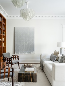 Фото интерьера гостиной квартиры в стиле фьюжн