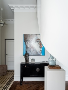 Фото интерьера гостиной квартиры в стиле фьюжн