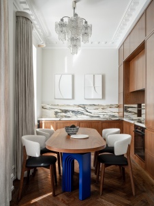 Фото интерьера кухни квартиры в стиле фьюжн