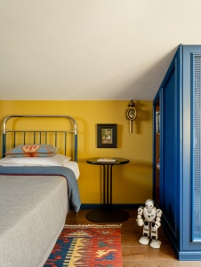 Фото интерьера мансарды квартиры в стиле фьюжн