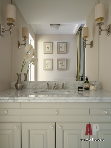 Фото интерьера санузла квартиры в стиле фьюжн 