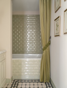 Фото интерьера ванной квартиры в стиле фьюжн 