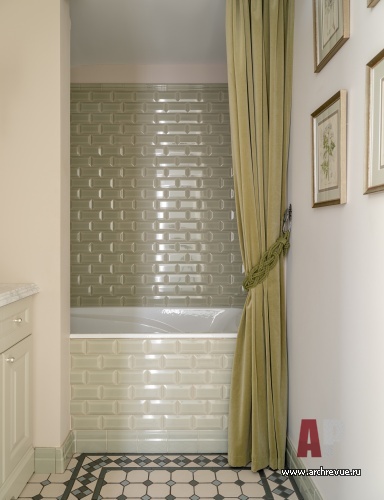 Фото интерьера ванной квартиры в стиле фьюжн 