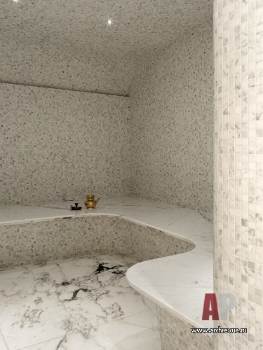 Фото интерьера хаммама дома в стиле неоклассика