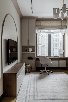 Фото интерьера детской квартиры в стиле неоклассика 