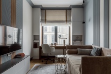 Фото интерьера детской квартиры в стиле неоклассика 